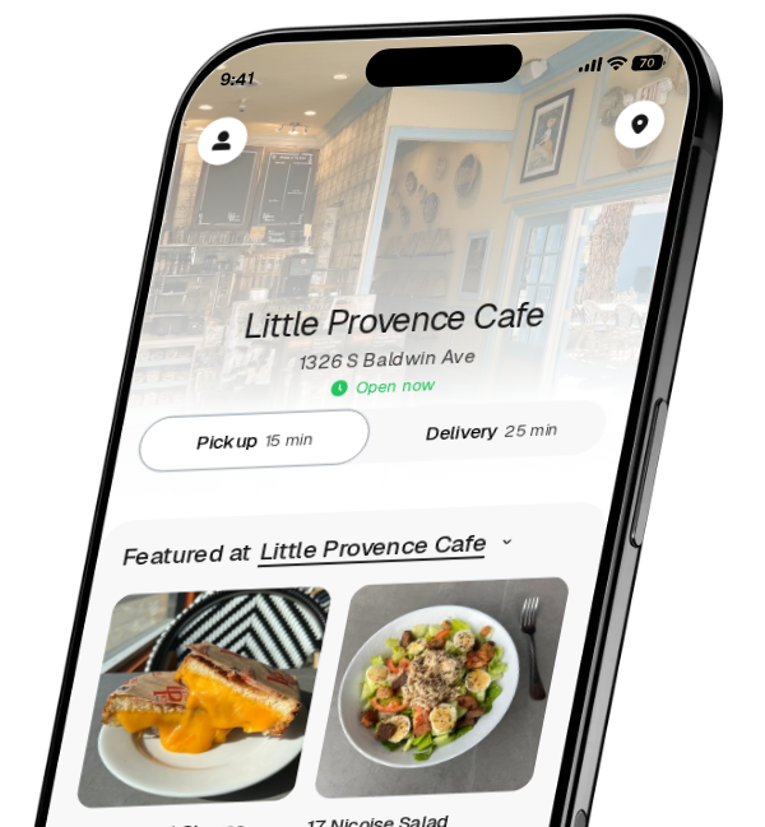Little Provence Cafe app preview