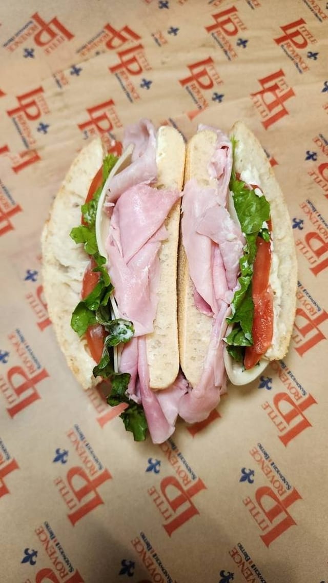 Demi Ham & Cheese Sandwich.